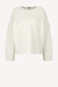 Femme Toteme Pullover Merinos En Blanc Casse