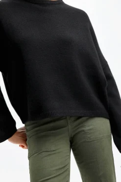 Femme Van Kukil Pull-Over Oaklynn En Noir Ebene