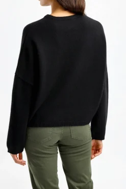 Femme Van Kukil Pull-Over Oaklynn En Noir Ebene