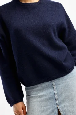 Femme Van Kukil Pull-Over Oaklynn En Saphir Fonce