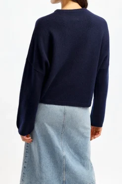 Femme Van Kukil Pull-Over Oaklynn En Saphir Fonce