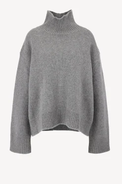 Femme Van Kukil Pull-Over Ocean En Gris Majestueux