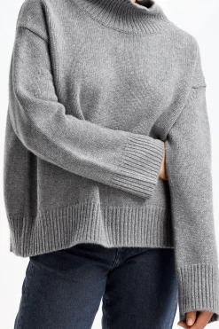 Femme Van Kukil Pull-Over Ocean En Gris Majestueux