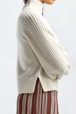 Femme Zimmermann Pull-Over Rib In Cream