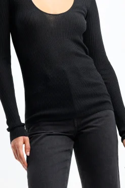 Femme by Malene Birger Pull-Over Rinah En Noir