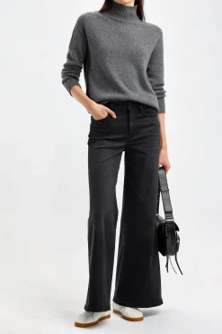 Femme S Max Mara Pull-Over Tahiti Gris Moyen