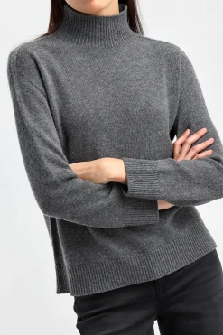 Femme S Max Mara Pull-Over Tahiti Gris Moyen