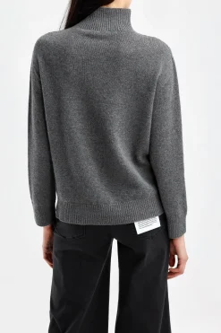 Femme S Max Mara Pull-Over Tahiti Gris Moyen