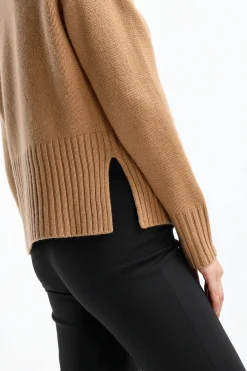 Femme Allude Pull-Over Troyer Camel