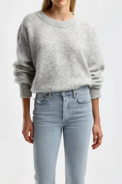 Femme American Vintage Pullover Vitow En Gris