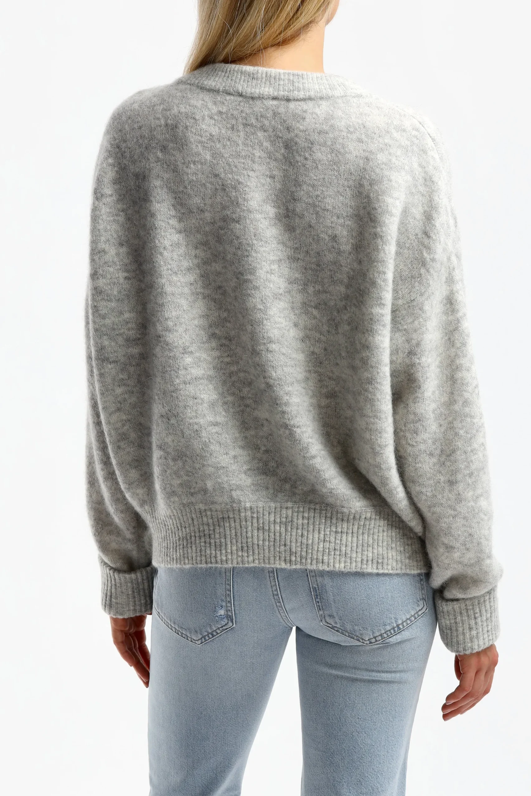 Femme American Vintage Pullover Vitow En Gris