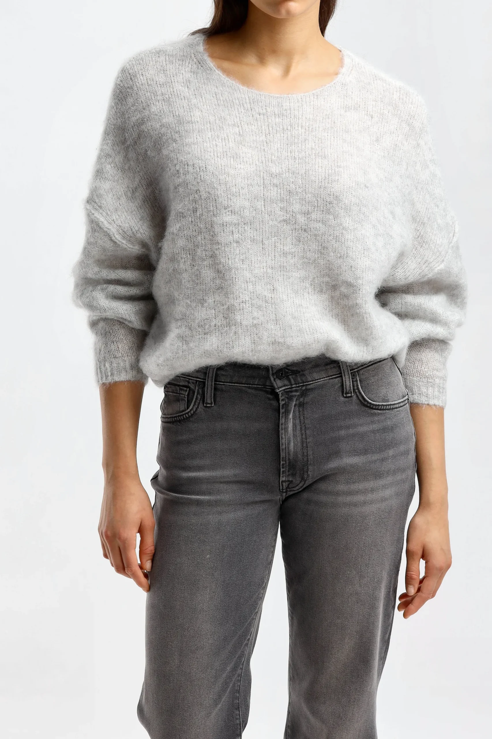 Femme American Vintage Pull-Over Yanbay En Gris