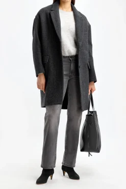 Femme American Vintage Pull-Over Yanbay En Gris