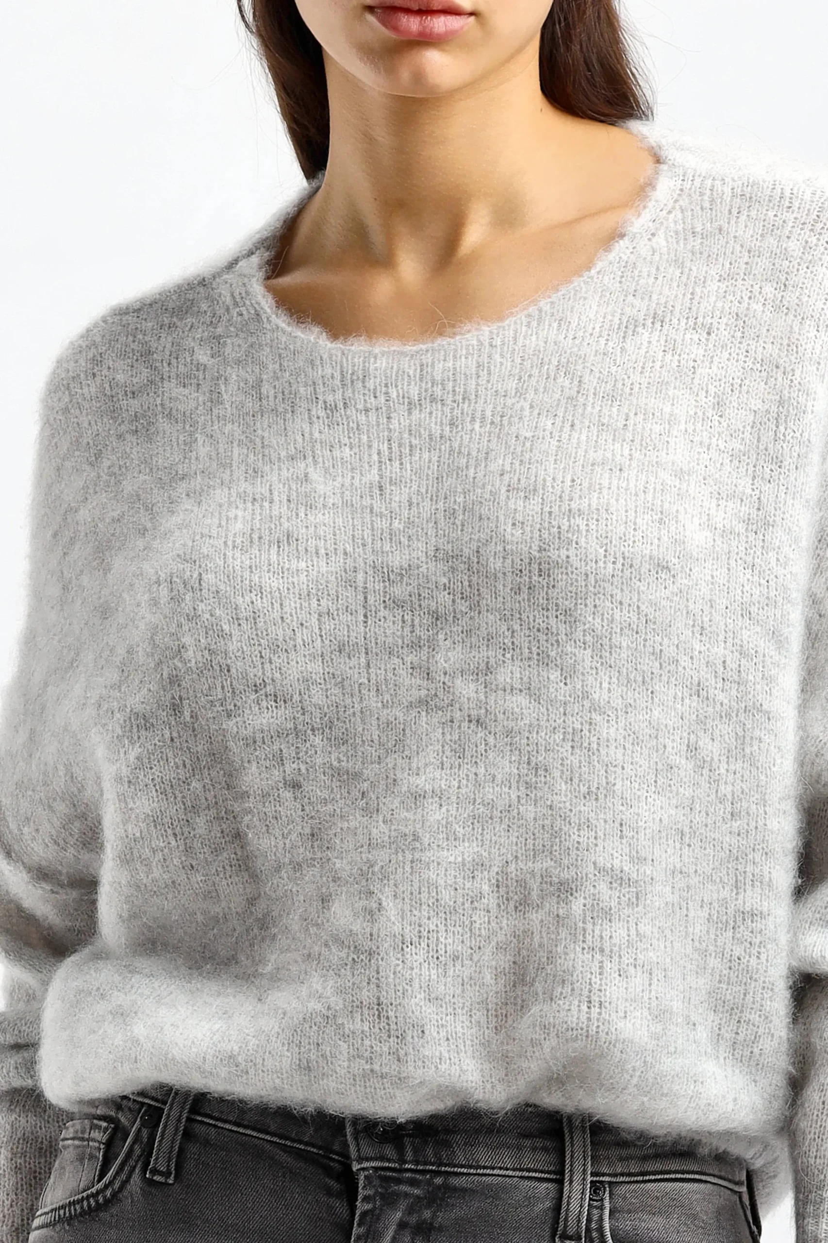 Femme American Vintage Pull-Over Yanbay En Gris