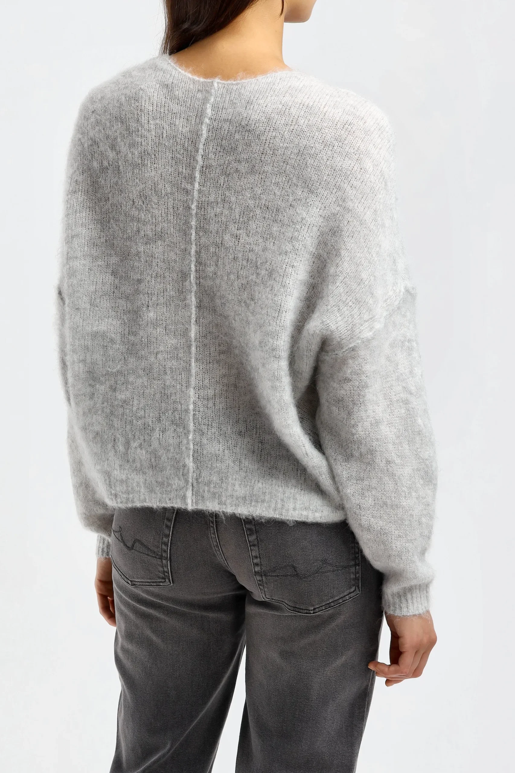 Femme American Vintage Pull-Over Yanbay En Gris