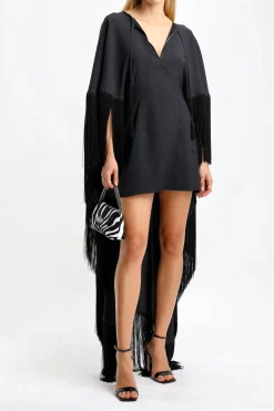 Femme Taller Marmo Robe 1970 En Noir