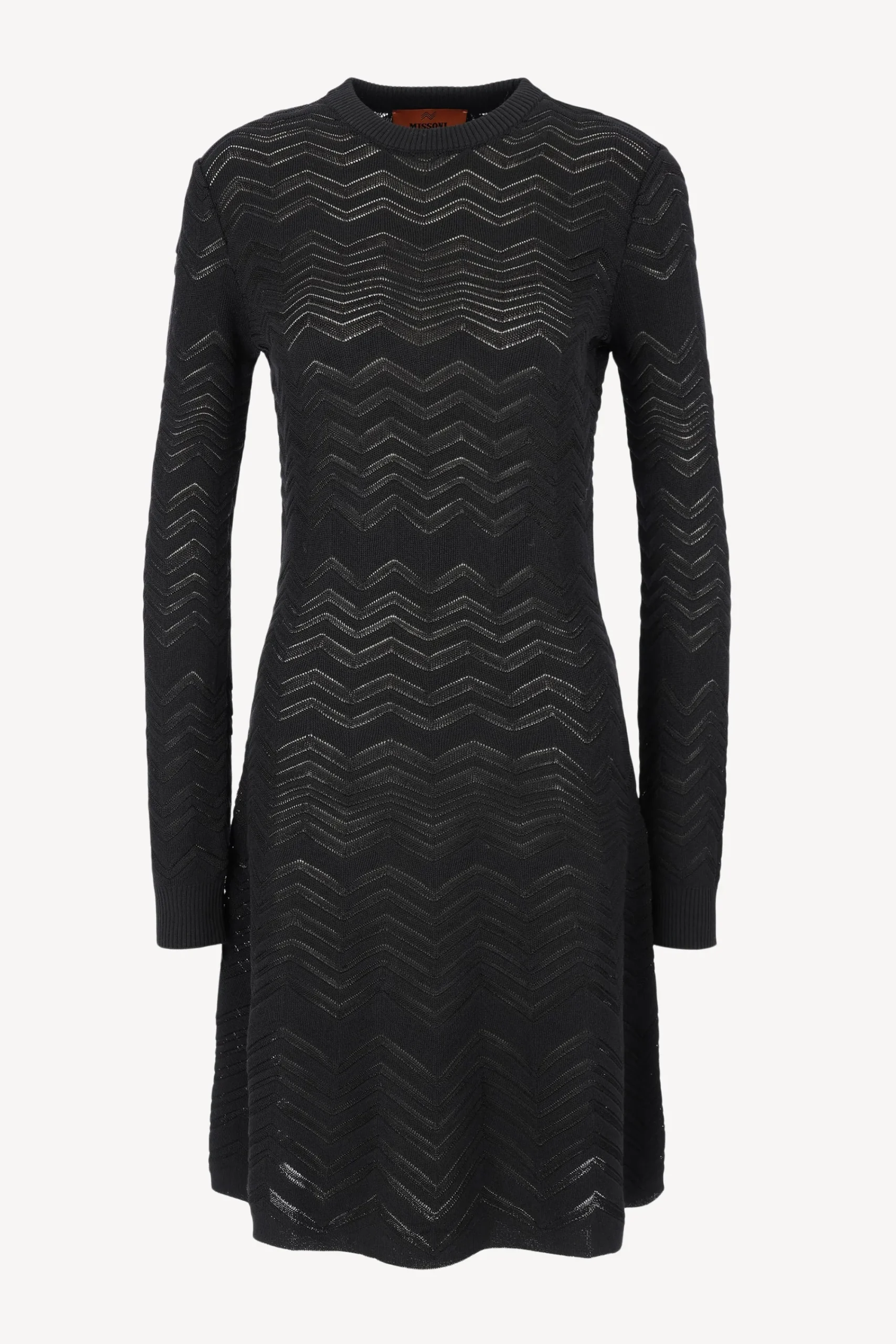 Femme Missoni Robe A Manches Longues En Black Beauty