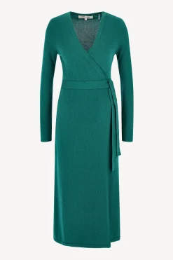 Femme Diane von Furstenberg Robe Astrid In Fall Green