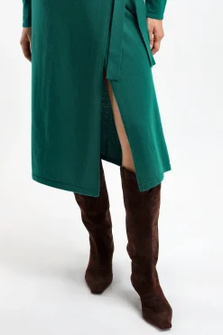 Femme Diane von Furstenberg Robe Astrid In Fall Green