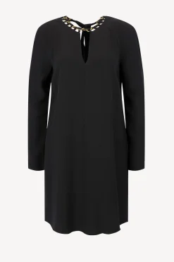 Femme Zimmermann Robe Chain Embellie En Noir