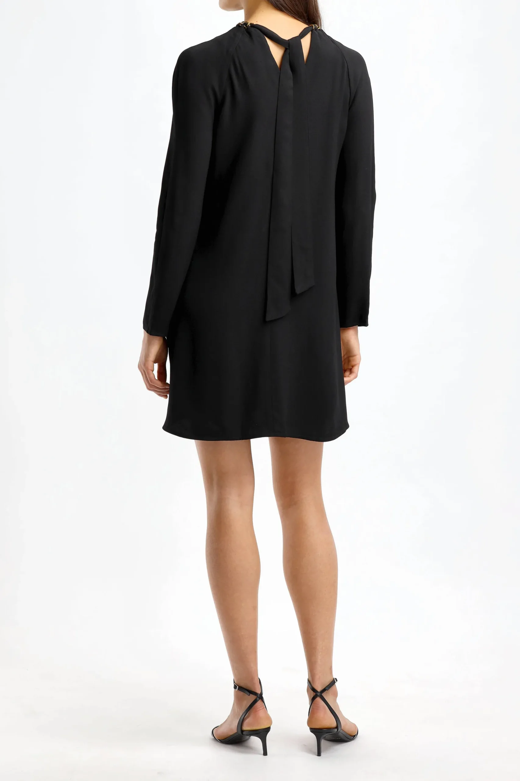 Femme Zimmermann Robe Chain Embellie En Noir