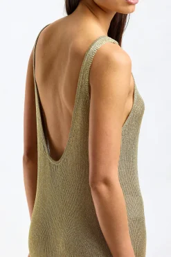 Femme by Aylin Koenig Robe Chella En Or