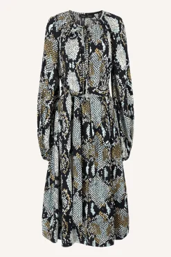 Femme Proenza Schouler Robe Chemisier Crepe Snake En Noir