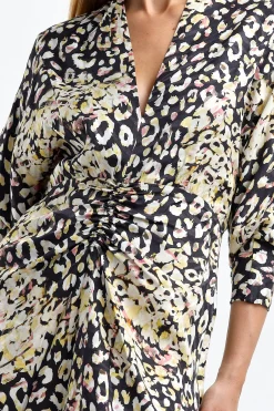 Femme Lala Berlin Robe Diala En Leopard Floral