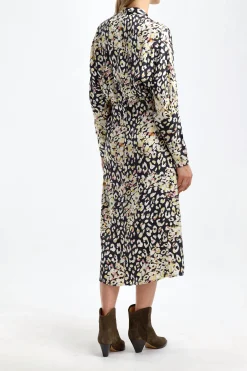 Femme Lala Berlin Robe Diala En Leopard Floral