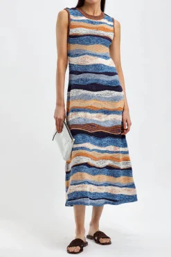 Femme Ulla Johnson Robe Gaia A Aegean