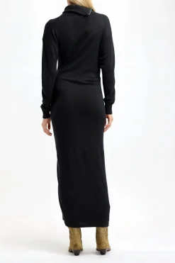 Femme Isabel Marant Robe Gemmy En Noir