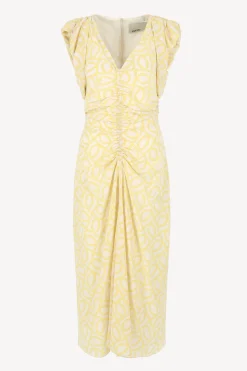 Femme Isabel Marant Robe Gilya En Ecru