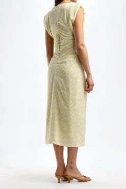 Femme Isabel Marant Robe Gilya En Ecru