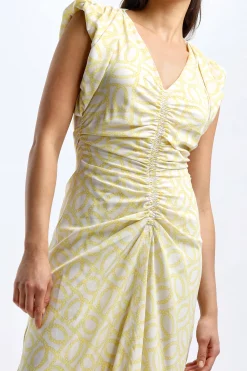 Femme Isabel Marant Robe Gilya En Ecru