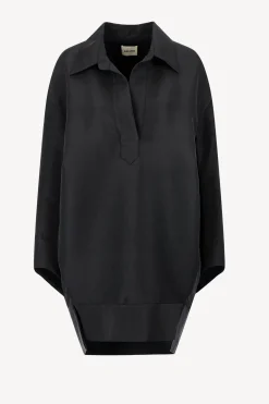 Femme Khaite Robe Kal En Noir