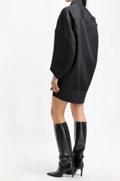 Femme Khaite Robe Kal En Noir