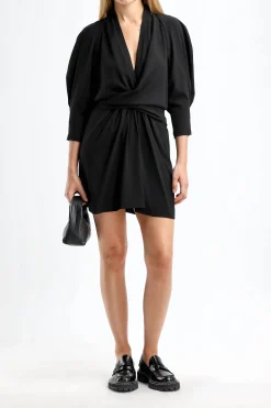 Femme IRO Robe Katie En Noir
