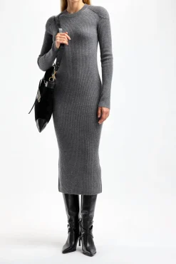 Femme IRO Robe Liette En Anthracite