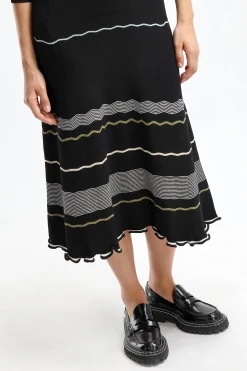 Femme Proenza Schouler Robe Matte Stripe En Noir