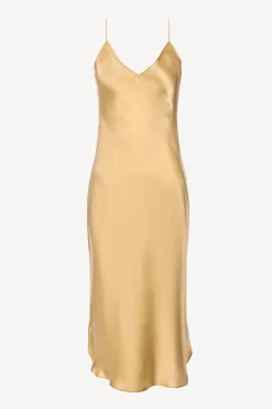 Femme Nili Lotan Robe Midi Cami En Kaki