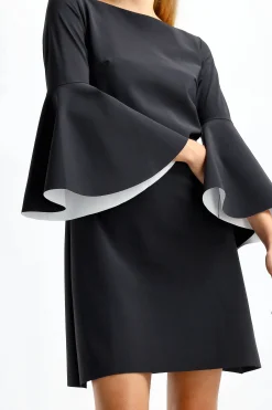 Femme Chiara Boni Robe Natalia En Noir Et Blanc