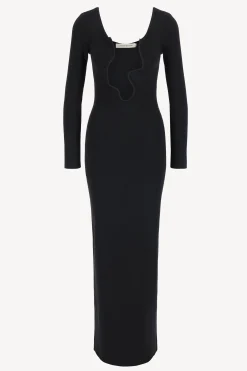 Femme Christopher Esber Robe Salacia En Noir