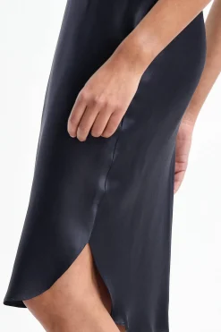 Femme Nili Lotan Robe Short Cami En Marine Fonce