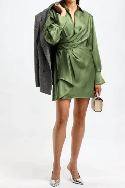 Femme Simkhai Robe Talit En Nori