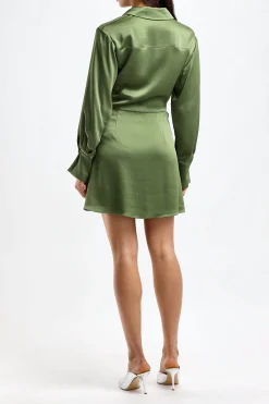 Femme Simkhai Robe Talit En Nori