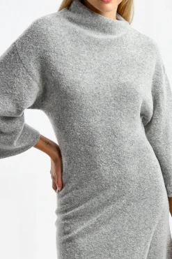 Femme Proenza Schouler Robe Tricotee Wool En Gris Clair