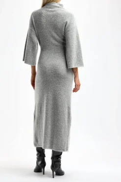 Femme Proenza Schouler Robe Tricotee Wool En Gris Clair