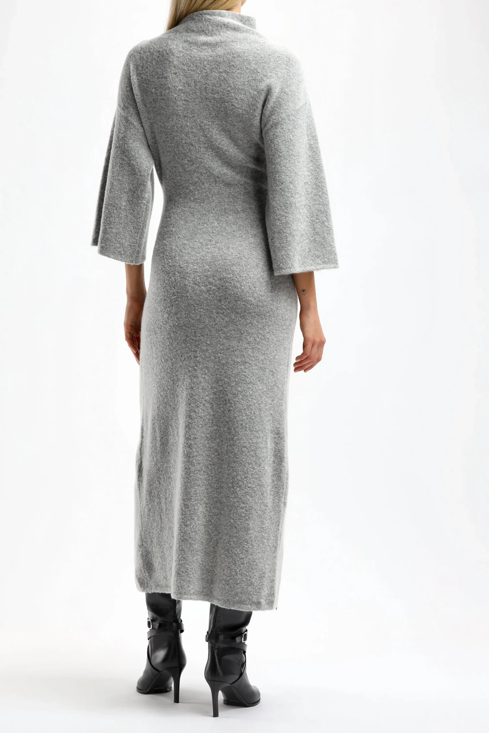 Femme Proenza Schouler Robe Tricotee Wool En Gris Clair