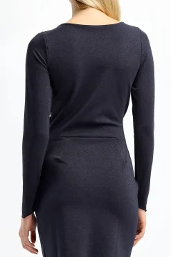 Femme Chiara Boni Robe Yoon En Blu Notte