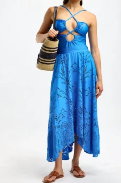 Femme PatBo Rock Beach Lace En Cobalt